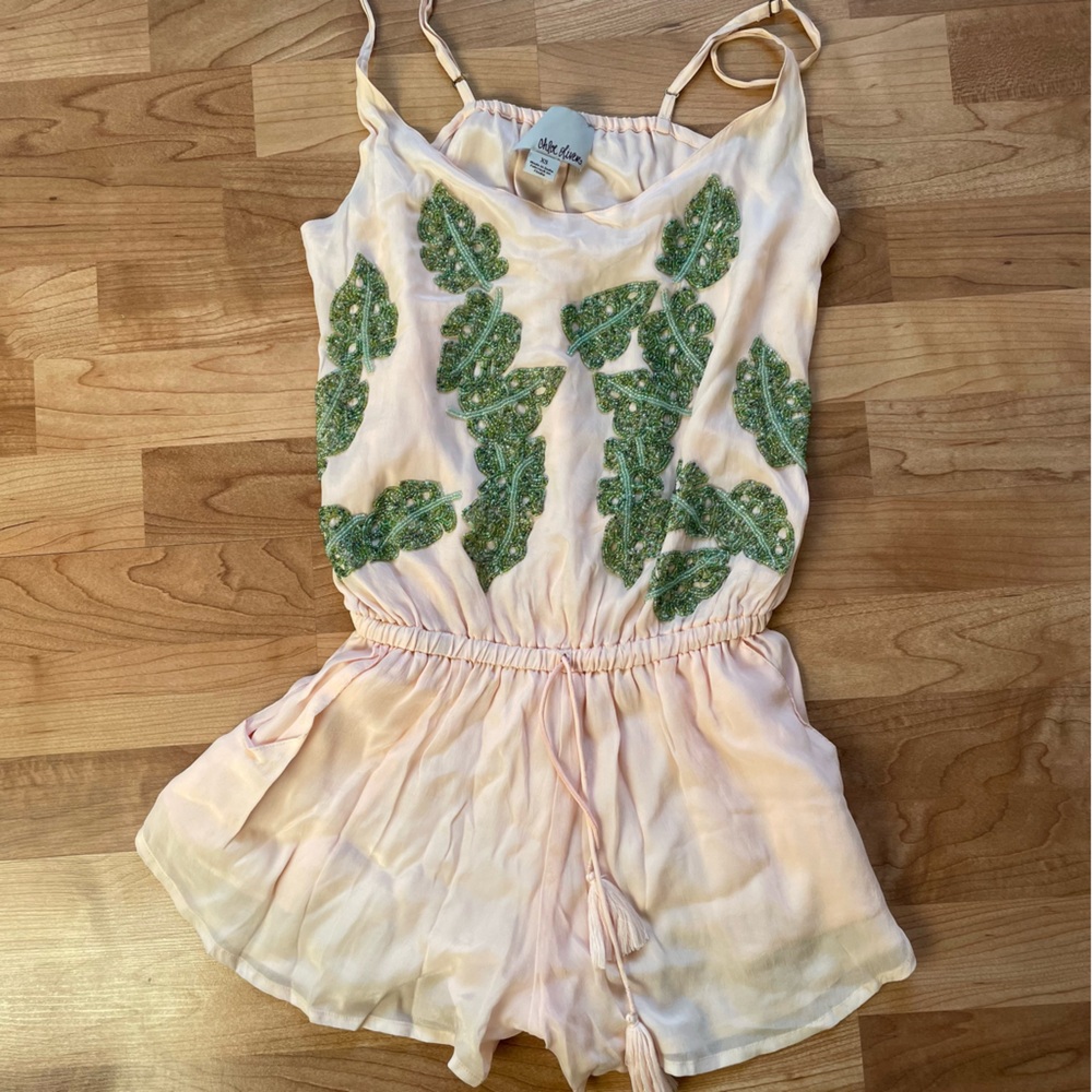 Chloe Oliver Dream Boat Romper Light Pink